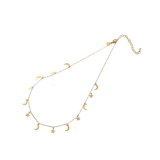 Celestial Charms Necklace - Gold