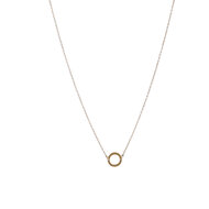 Minimal Circle Necklace - Gold