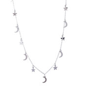 Celestial Charms Necklace - Silver